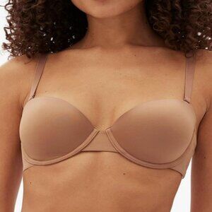 GapBody Women's Everyday Essentials Multi-Way Bra in Bronzed Blush